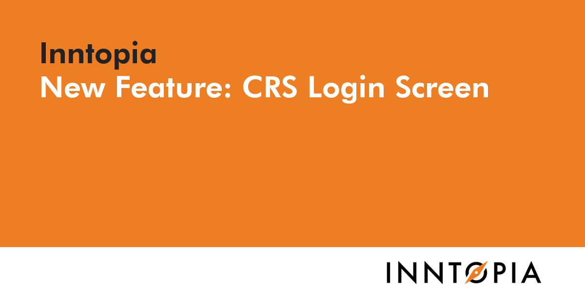 New Feature CRS Login Screen